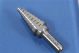 TEMO M35 Cobalt double flute step drill, 9 size from 1/4 to 3/4",  3/8" shank