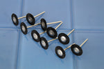 TEMO 10 pc Nylon Plastic 3/4 Inch Flat Wire Brush #403 for Dremel Rotary Tools