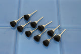 TEMO 10 pc Nylon Plastic Bristle 1/2 inch Cup Wire Brush #404 Rotary Tools