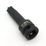 TEMO  T-70 3" Long Black Impact Torx Socket Bit 1/2 inch Square Drive Auto Tool