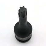 TEMO  T-50 3" Long Black Impact Torx Socket Bit 1/2 inch Square Drive Auto Tool