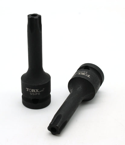 TEMO TamperProof IPR-55 3" Black Impact Torx Plus 5 point Bit Socket Auto Repair