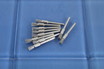 TEMO 10 pc Stainless Steel 1/4" Pen Wire Brush #532 with 1/8" Shank Rotary Tool