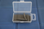 TEMO 25 pc 2" H-2 Hex 2mm Screwdriver Insert Bits Hex Shank with Security Slot