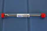 TEMO SC-5L6 NF Aluminum Cut Carbide Burr File 1/2"Cylinder Ball, 1/4"Dx6"L Shank