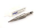 TEMO M35 Cobalt Spiral Flute Step Drill 13 size from 1/8 to 1/2", 1/4" Hex Shank