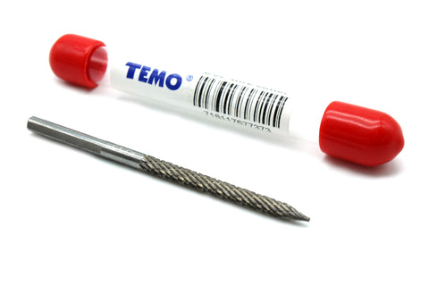 TEMO 5/32" 4mm Carbide Burr Drill Bit WIRE Cutter Tire Repair Auto Car Tool
