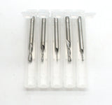 TEMO 5 pc Carbide Downcut Inlay Router Bits Set: 1/8" 3/32" 1/16" 3/64" 1/32"