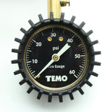 TEMO Heavy Duty Easy to Ready Tire Pressure Gauge - 60 PSI (414 kPa)
