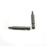 TEMO 25 pc #1 Square Robertson 2 Inch (50mm) Screwdriver Insert Bits