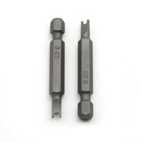 TEMO 25pc Spanner #6 2-Inch (50mm) Screwdriver Insert Bits