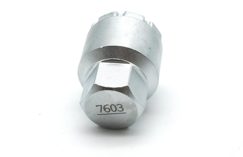 TEMO #7603 Anti-Theft Wheel Lug Nut Removal Socket Key 3438 Compatible for Volvo