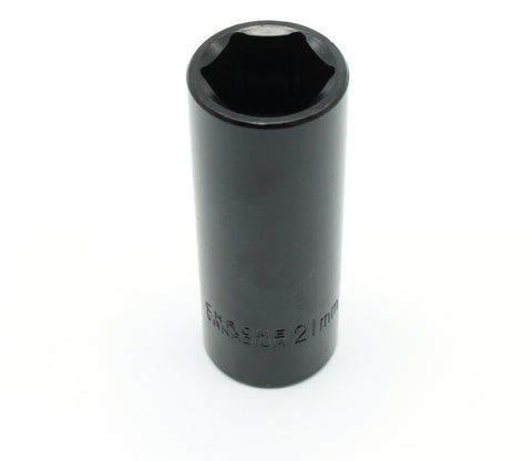 TEMO 21 mm Cr-V 6-Point 1/2" Drive Impact Deep Socket
