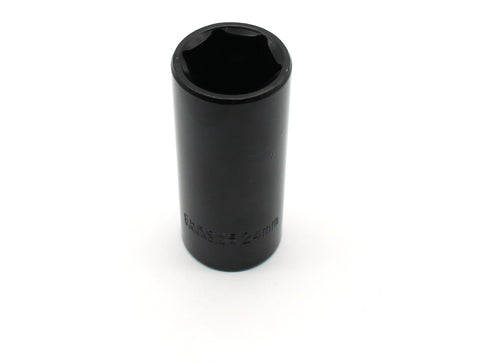 TEMO 24 mm Cr-V 6-Point 1/2" Drive Impact Deep Socket