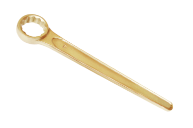 TMAX Non Sparking Beryllium Bronze Copper Box End Wrench Single Head of 8mm, Length 110mm