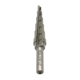 TEMO M35 Cobalt Step Drill Double Flute 6 Size 3/16 - 1/2", 1/4" Shank