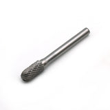 TEMO SC-3 Double Cut CARBIDE ROTARY BURR FILE Cylinder Ball Head