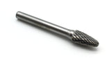 TEMO SF-3 Double Cut Carbide Rotary Burr File Round Tree Head