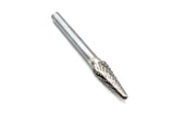 TEMO SL-3 Double Cut CARBIDE ROTARY BURR FILE 14 degree Cone Head