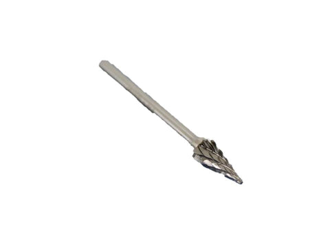 TEMO SM-51 Double Cut CARBIDE ROTARY BURR FILE Head Pointed Cone