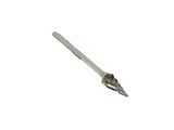 TEMO SM-51 2 Inch Long Double Cut Carbide Rotary Burr File 1/8 Inch Shank 1/4 Inch Head Pointed Cone