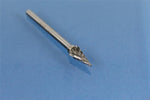 TEMO SM-51 2 Inch Long Double Cut Carbide Rotary Burr File 1/8 Inch Shank 1/4 Inch Head Pointed Cone