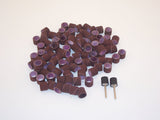 TMAX 100 PC 1/2" Sand Drum Grit 60 Coarse fit Dremel and Compatible