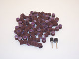 TMAX 100 PC 1/2" Sand Drum Grit 60 Coarse fit Dremel and Compatible