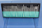 TMAX 30 pcs Fine Diamond Coated Burrs Glass Drill Bit Grit 300 with 1/8 Inch Shank for Dremel and Other Rotary Tools