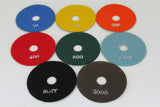 TMAX 8pc 4" Diamond Stone Marble DRY Polishing Pad Wheel Disc Set