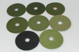 TMAX 8 pc 4" Diamond Stone Marble DRY Polishing Pad Wheel Disc Set