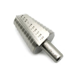 TEMO M35 Cobalt Double Flute Step Drill, 10 Size From 13/16“ To 1-3/8”