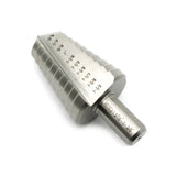 TEMO M35 Cobalt Double Flute Step Drill, 10 Size From 13/16“ To 1-3/8”