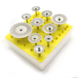 TMAX 10 pc DIAMOND SAW CUTOFF DISCS 1/8 inch (3mm) Shank fits Dremel