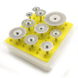 TMAX 10 pc DIAMOND SAW CUTOFF DISCS 1/8 inch (3mm) Shank fits Dremel