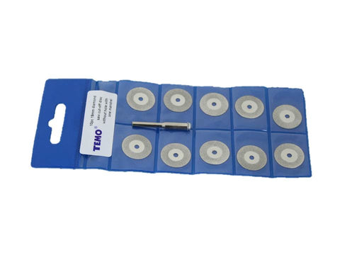 TMAX 10 pc Solid Diamond Coated Cut-Off Wheel Saw Disc for Dremel