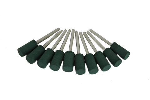 TMAX 10 p  Rotary Burr Polisher Set 8mm RUBBER Cylinder for Dremel