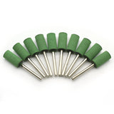TMAX 10 pc Rotary Burr Polisher Set 10mm RUBBER Compatible for Dremel