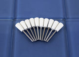 TMAX 10 pc FELT Burrs Wool Bob Polishing #9 Inverted Cone for DREMEL