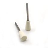 TMAX 10 pc FELT Burrs Wool Bob Polishing #9 Inverted Cone for DREMEL