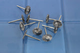 TMAX 10 pc Stainless Steel FLAT Wire Brush Set 3/4 #530 for Dremel