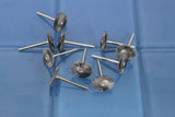 TMAX 10 pc Stainless Steel FLAT Wire Brush Set 3/4 #530 for Dremel