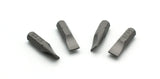TMAX 50 pc 1/4 inch Flat Impact Ready Slotted Screwdriver Insert Bit