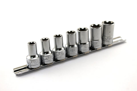 TMAX 7 pc TORX plus 10-20EP Socket 3/8" Square Drive Auto Repair Tool