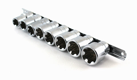 TMAX 8 pc TORX plus 18-32EP Socket 1/2" Square Drive Auto Repair Tool