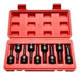 TMAX 9 pc Torx Star 6 point Black Impact Bit Socket Auto Repair Tool Set
