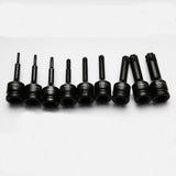 TEMO H-4 3 Inch Long Black Impact Hex Socket Bit Auto Repair Tool