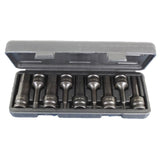 TEMO 9 pc Hex Hexagon Black Impact Bit Socket Set Auto Repair Tool