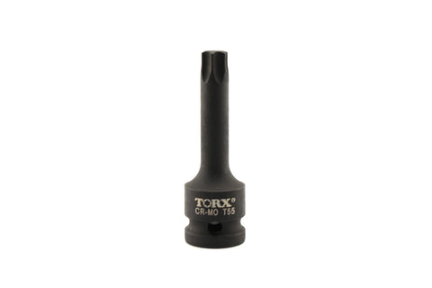 TMAX  T-55 3" L Torx Star 6 point Black Impact Bit Socket Auto Repair 