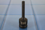 TMAX  T-45 3" L Torx Star 6 point Black Impact Bit Socket Auto Repair 